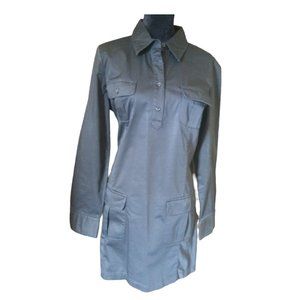 Cargo Black Long Sleeve Cargo Dress by Old Navy